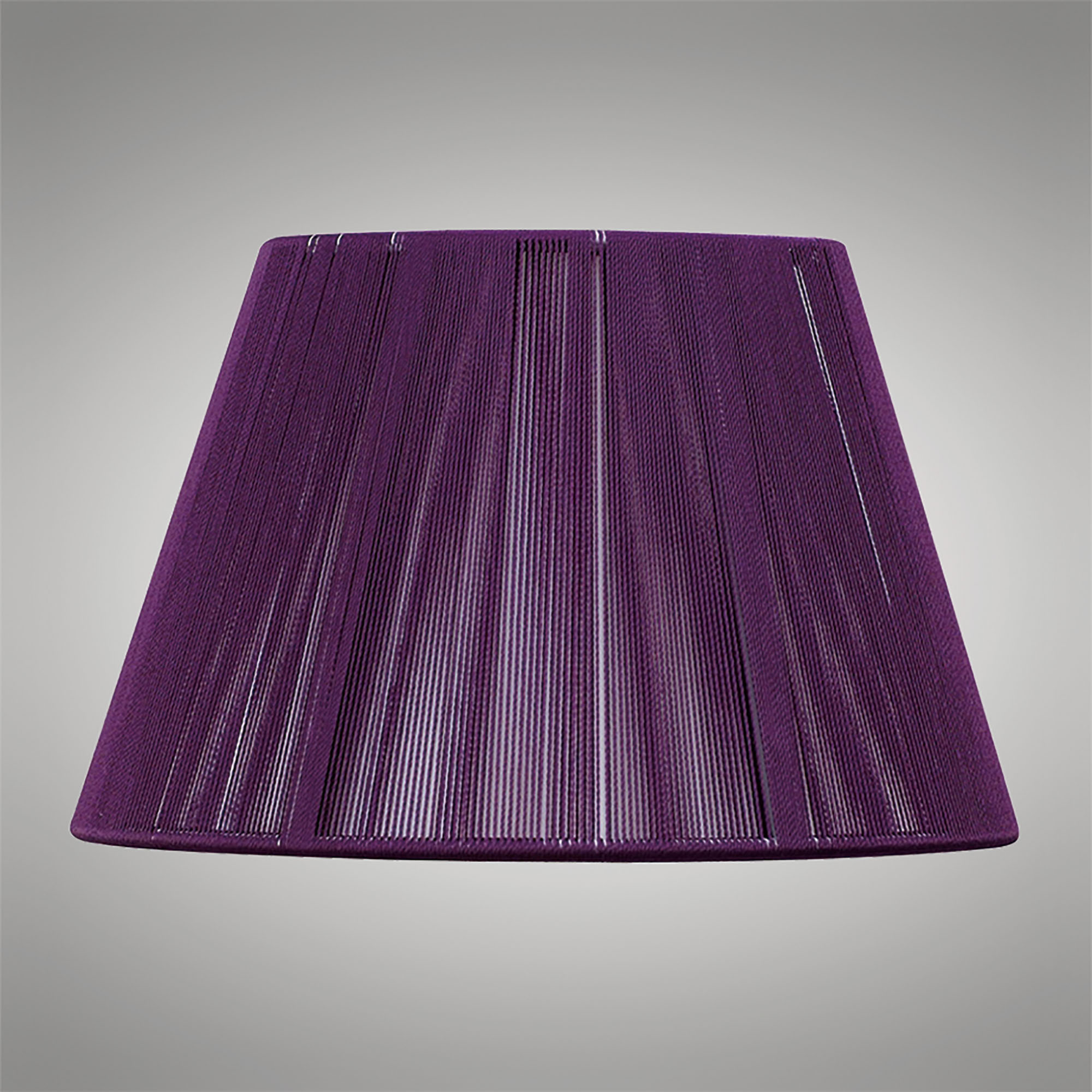 Silk 40cm String Shade Aubergine MS071  Mantra Fusion Silk String Shades